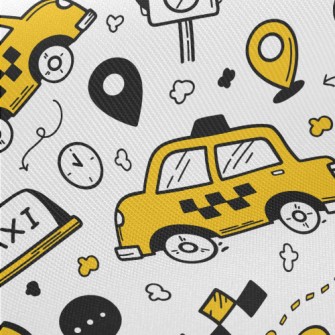Taxi That Takes People Everywh Midweight Cotton Poplin