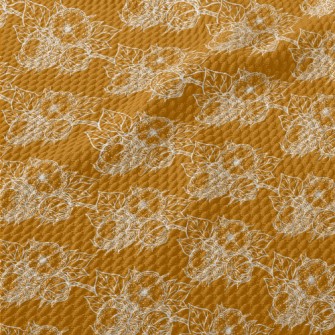 Hand Painted Minimalist Cotton Birdseye Piqué