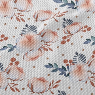 Pastel Watercolor Cotton Birdseye Piqué