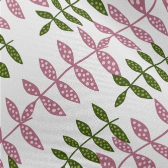 Dotted Two-color Leaves Chiffon