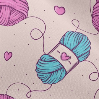 Two-color Heart Yarn Chiffon