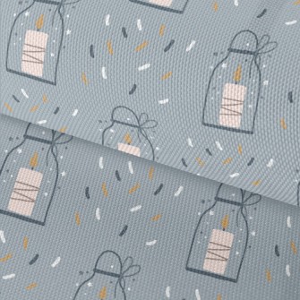 Sparkling Candle In A Bottle Waterproof Oxford