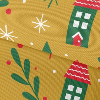 Christmas Color Small House Waterproof Oxford