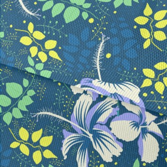 Cool Hibiscus Leaves Waterproof Oxford