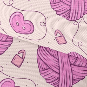 Heart Button Yarn Ball Waterproof Oxford