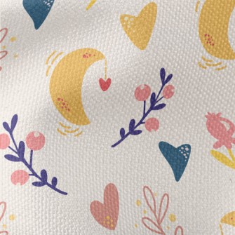 Moon Love Twig Waterproof Canvas