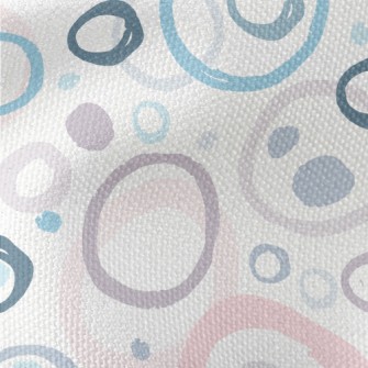 Artistic Watercolor Big Circle Waterproof Canvas