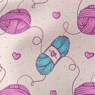 Two-color Heart Yarn Waterproof Canvas