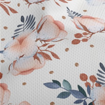Pastel Watercolor Cotton Athletic Mesh Flat Back