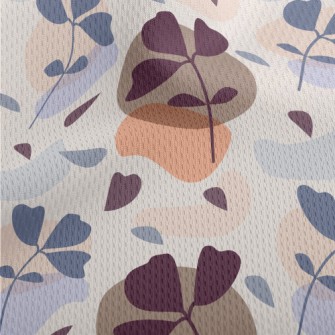 Simple Color Block Branches Athletic Mesh Flat Back