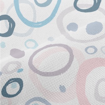 Artistic Watercolor Big Circle Performance Linen