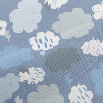 Lightning Rain Dark Clouds Performance Linen