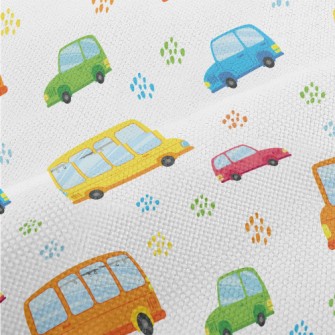 Colorful Cars And Buses Performance Linen