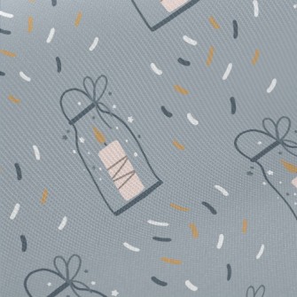 Sparkling Candle In A Bottle Twill