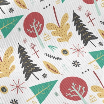 Christmas Trees In Various Sha Standard Corduroy