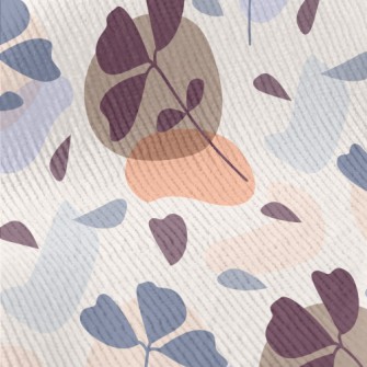 Simple Color Block Branches Standard Corduroy