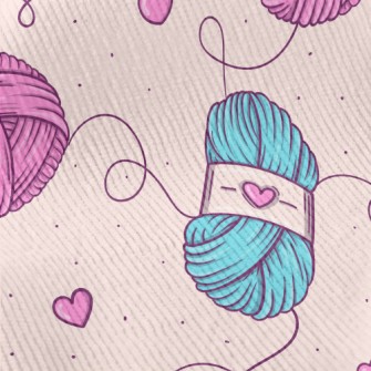 Two-color Heart Yarn Standard Corduroy