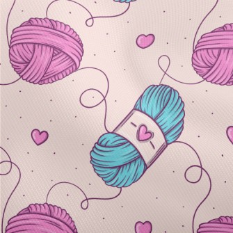 Two-color Heart Yarn Dobby