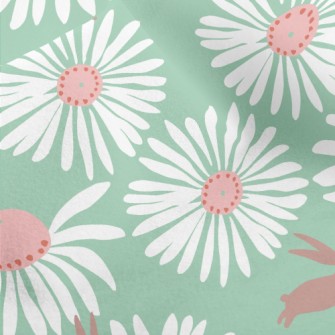 Giant Flower Bunny Micro Fleece