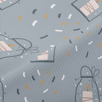 Sparkling Candle In A Bottle Piqué