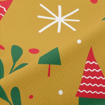 Christmas Color Small House Piqué