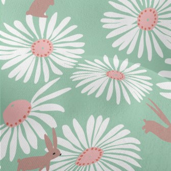 Giant Flower Bunny Lightweight Performance Linen