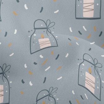 Sparkling Candle In A Bottle Lightweight Performance Linen