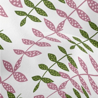 Dotted Two-color Leaves Lightweight Performance Linen