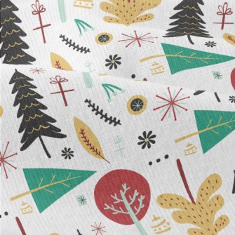 Christmas Trees In Various Sha Modern Jersey