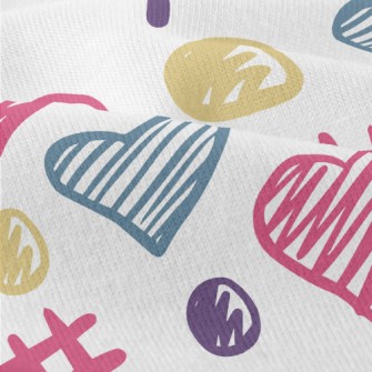 Cute Graffiti Love Heart Modern Jersey
