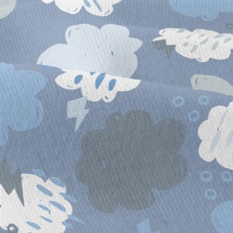 Lightning Rain Dark Clouds Modern Jersey