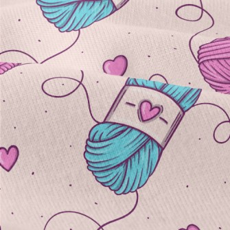 Two-color Heart Yarn Modern Jersey