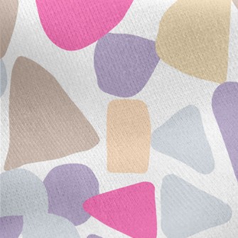 Abstract Color Blocks Of Diffe Jersey Backed Fleece