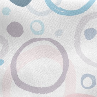 Artistic Watercolor Big Circle Jersey Backed Fleece