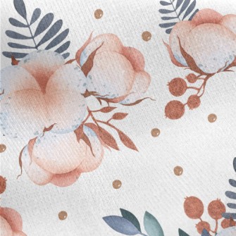 Pastel Watercolor Cotton Jersey Backed Fleece