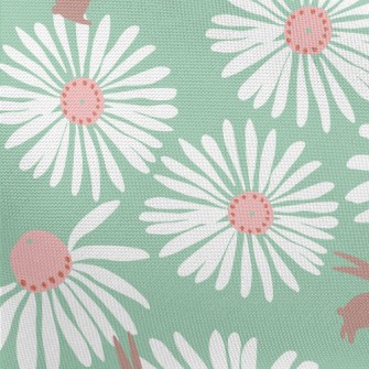 Giant Flower Bunny Pongee