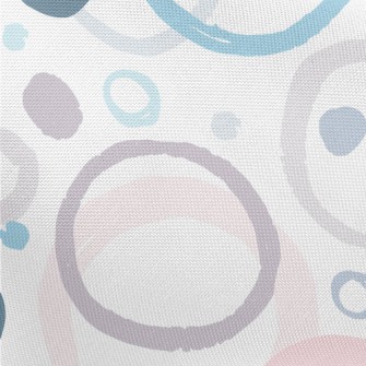 Artistic Watercolor Big Circle Pongee