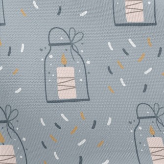 Sparkling Candle In A Bottle Pongee