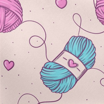 Two-color Heart Yarn Pongee