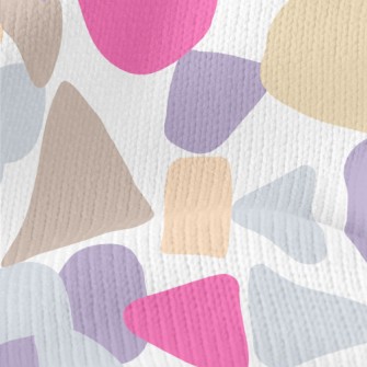 Abstract Color Blocks Of Diffe Stretch Jersey