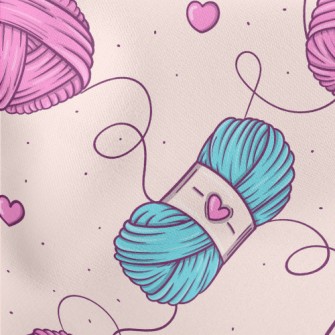 Two-color Heart Yarn Lightweight Cotton Poplin