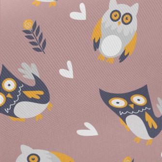 Big Eyed Owl Midweight Cotton Poplin
