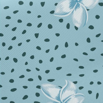 Dream Plumeria Seeds Midweight Cotton Poplin