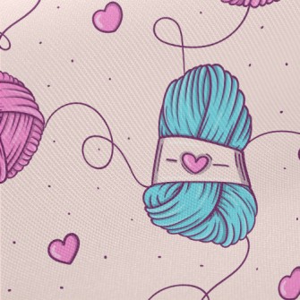 Two-color Heart Yarn Midweight Cotton Poplin