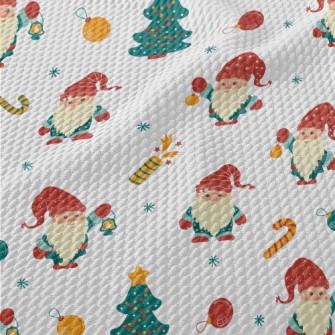 Christmas Dwarf Elf Birdseye Piqué