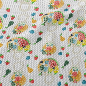 Eco-friendly Fruit Shopping Ba Birdseye Piqué