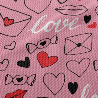 Envelope Candy Lips Birdseye Piqué