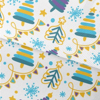 Stacked Lines Christmas Tree Waterproof Oxford