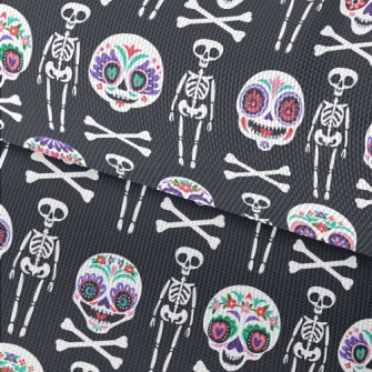 Gorgeously Painted Skull Waterproof Oxford