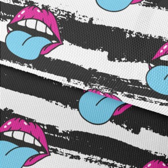 Heavy Metal Lips And Tongue Waterproof Oxford